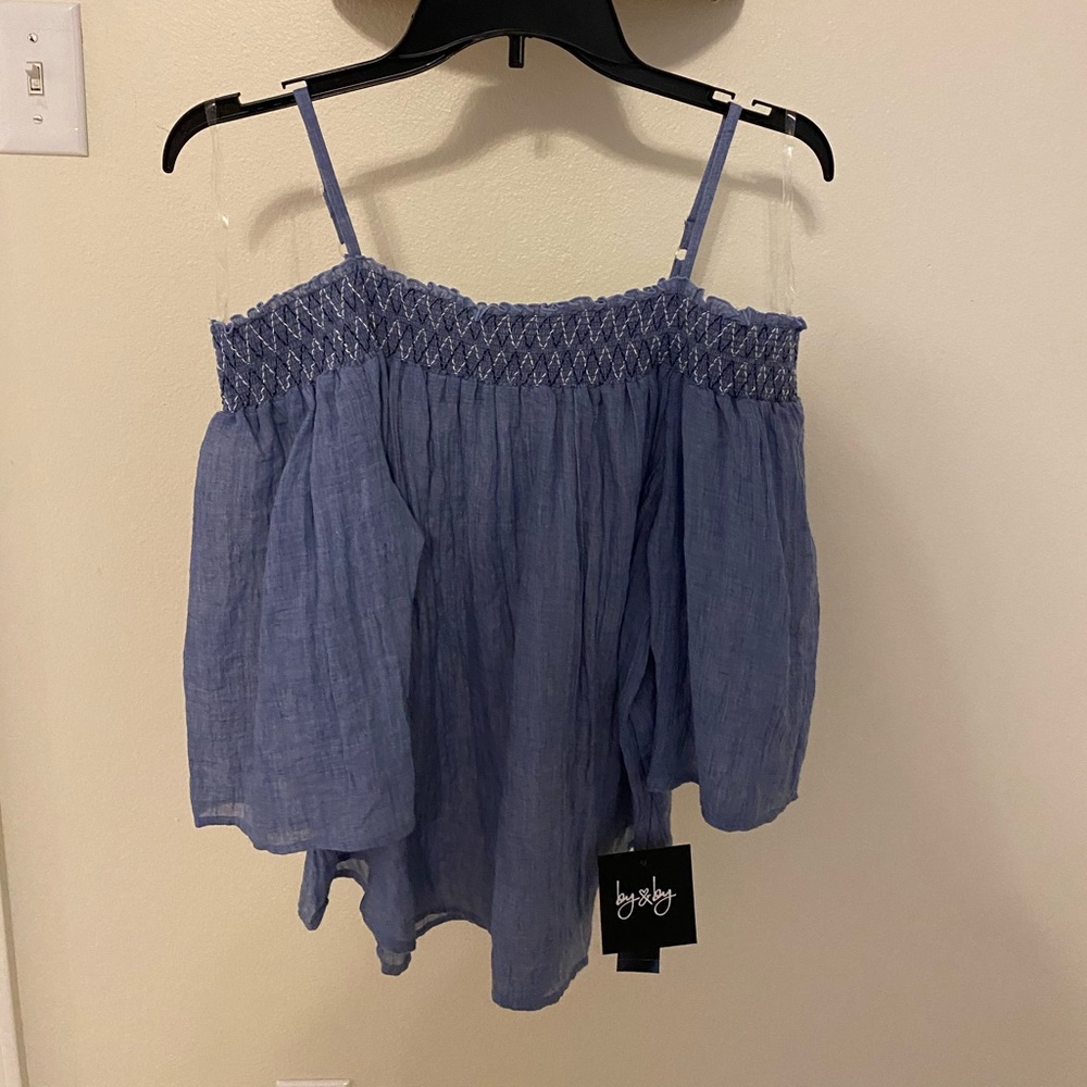 Off the shoulder top with straps